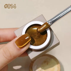 Glowrbloom Versatile Magnetic Glass Cat Eye Glue For Nails