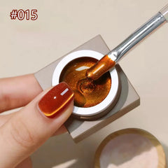 Glowrbloom Versatile Magnetic Glass Cat Eye Glue For Nails