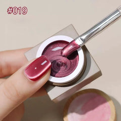 Glowrbloom Versatile Magnetic Glass Cat Eye Glue For Nails