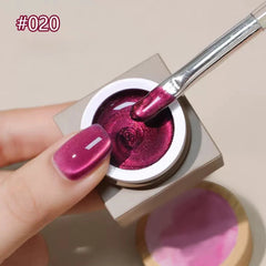 Glowrbloom Versatile Magnetic Glass Cat Eye Glue For Nails