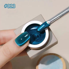 Glowrbloom Versatile Magnetic Glass Cat Eye Glue For Nails