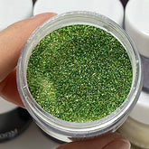Emerald Glow Dip Powder for Nails