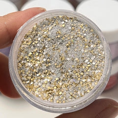 Champagne Glitz Dip Powder for Nails