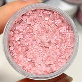 Bright Pink Orange Dip Powder For Nails