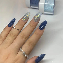 Icy Stardust Dip Powder for Nails