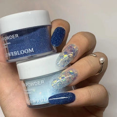 Icy Stardust Dip Powder for Nails