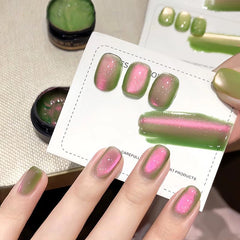 Glowrbloom Popular Magnetic Blueberry Grape Guava Cat Eye Glue For Nails