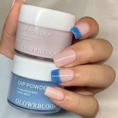 Muted Peach Dip Powder for Nails