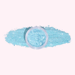 Crystal Blue Dip Powder for Nails