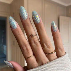 Crystal Blue Dip Powder for Nails