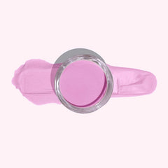Barbie Pink Transparent Dip Powder For Nails featuring a clear base with a bold Barbie-pink hue for a vibrant finish.