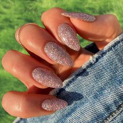 Silver Shine Dip Powder for Nails