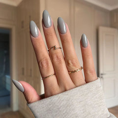 Marble Grey Dip Powder For Nails