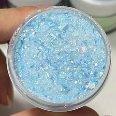 Icy Stardust Dip Powder for Nails