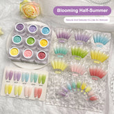 Easy Patting Nail Gel For Ombre Gradient Blush Nail Art