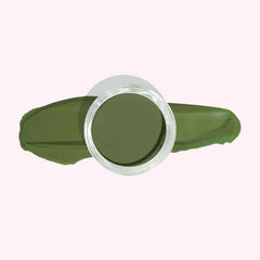 Olive Green Dip Powder For Nails showcasing a chic, earthy manicure with muted green undertones.