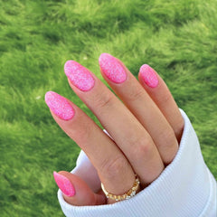Strawberry Pink Dip Powder For Nails for a fresh, vibrant pedicure with a sweet, feminine touch.