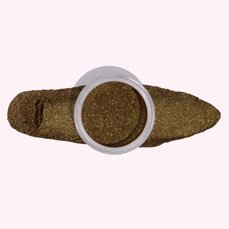 Autumn Leaves Gold Dip Powder for Nails with Glittery Shimmer for Fall Manicures