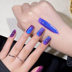 Glowrbloom Popular Magnetic Blueberry Grape Guava Cat Eye Glue For Nails