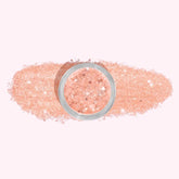 Mango Orange with Flakes Dip Powder For Nails featuring vibrant orange with dazzling flakes.