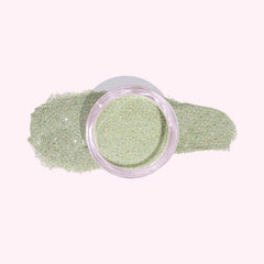 Soap Green with Sparkle Dip Powder For Nails featuring a soft minty green with fine shimmer for a delicate finish.