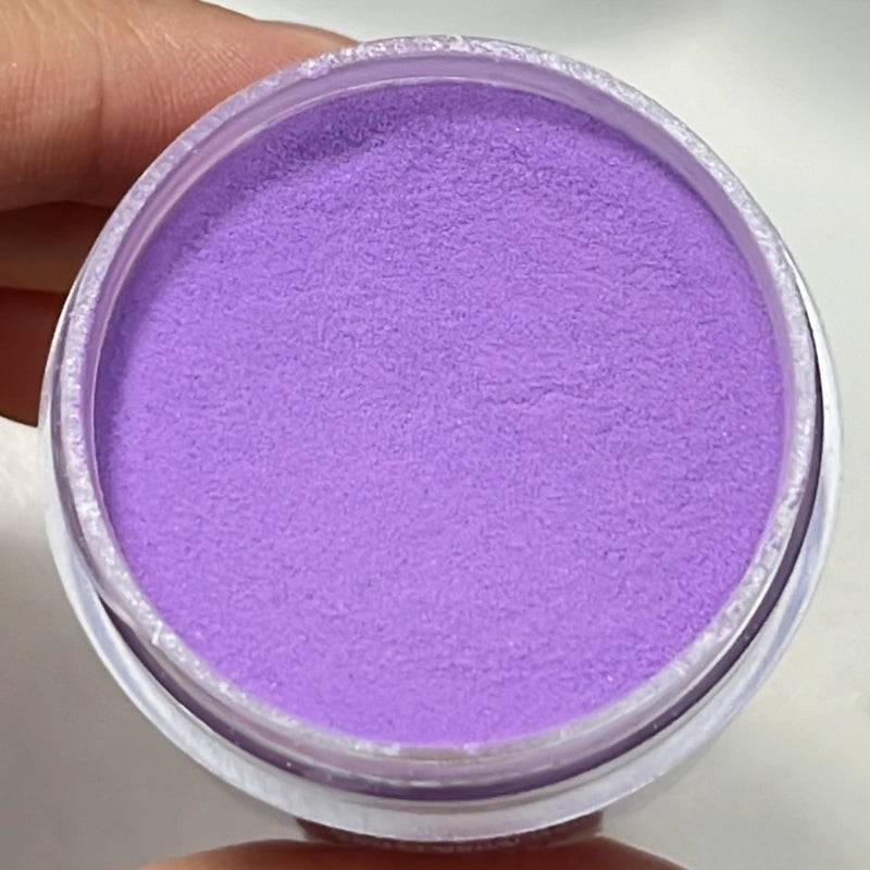Deep plum purple dip powder for bold, elegant nails
