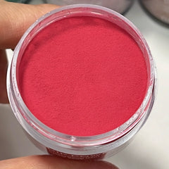 Wine Kiss dip powder in rich deep wine red with gentle shimmer