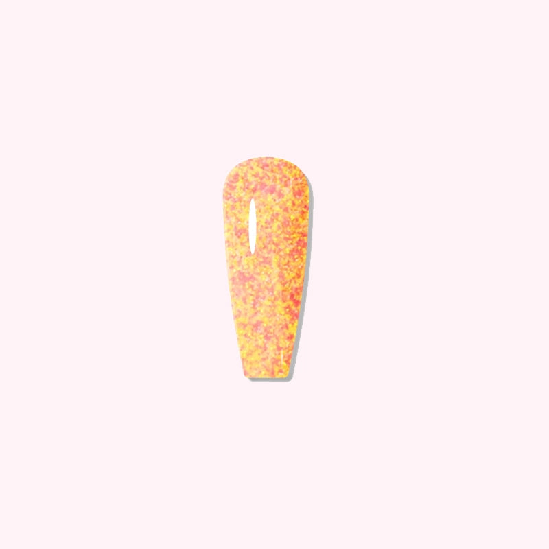 Soft Sunset Orange Dip Powder For Nails