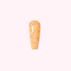 Soft Sunset Orange Dip Powder For Nails
