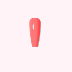 Neon Coral Dip Powder for Nails