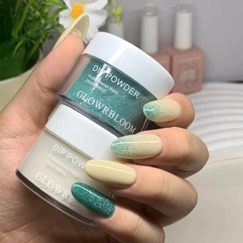 Enchanted Emerald Dip Powder for Nails