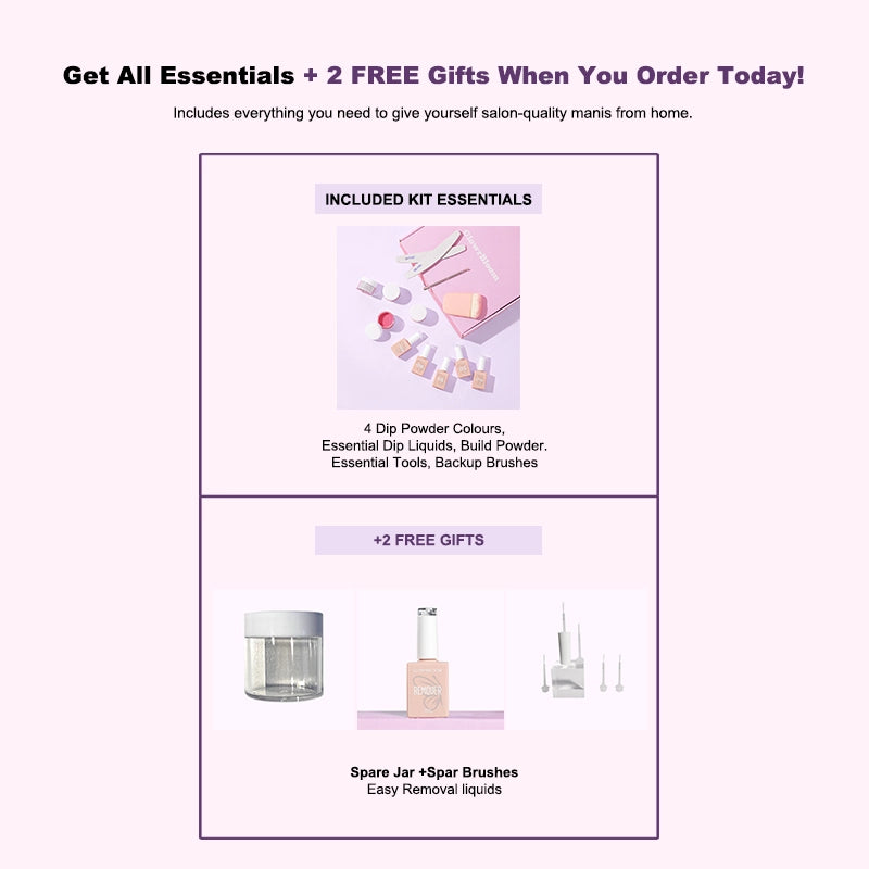 Dip Powder Nails Kit For Home DIY Manicure