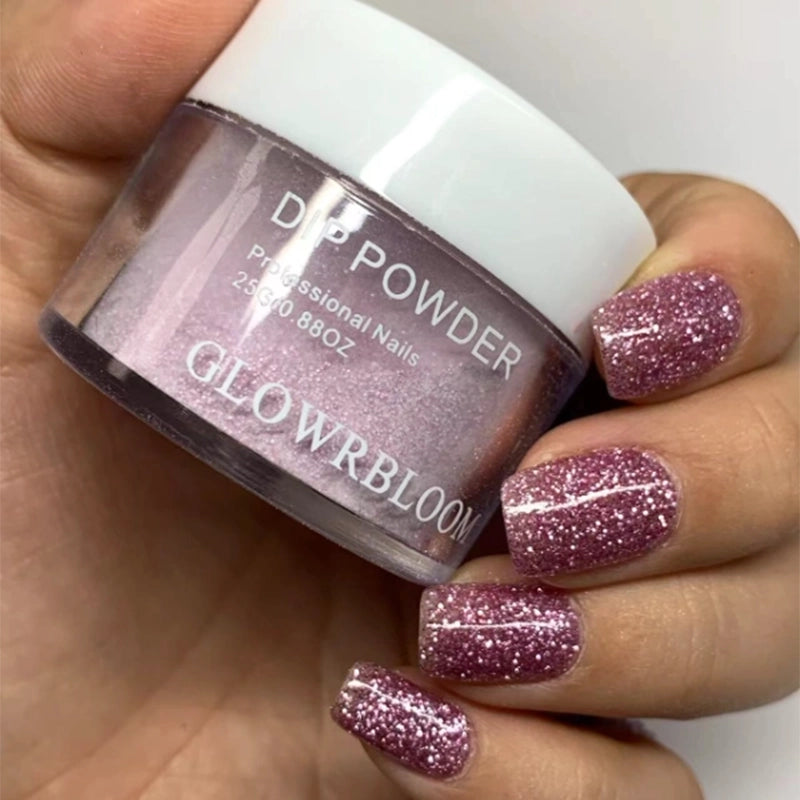 Lilac Gleam Dip Powder for Nails