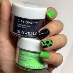 Neon Lime Dip Powder for Nails