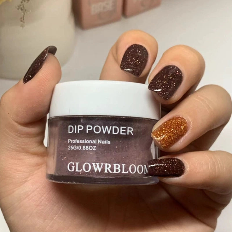 Crimson Eclipse Dip Powder for Nails