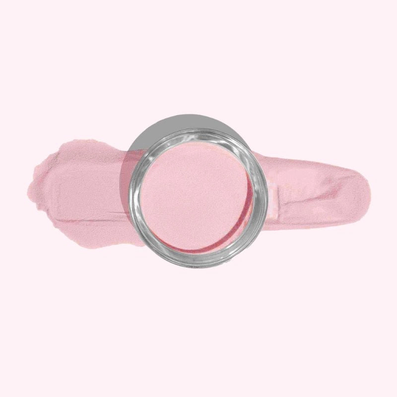 Soft Pink Cream Dip Powder For Nails with a delicate, translucent pink shade and creamy finish, offering a fresh, soft look.