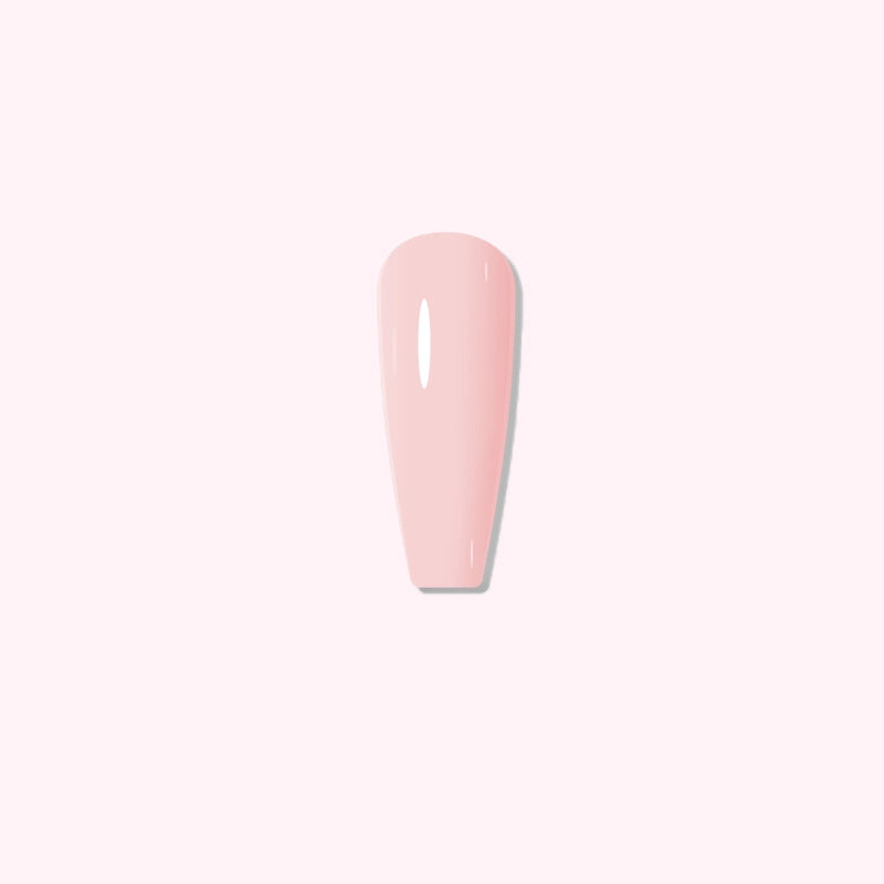 Blush Petal dip powder with soft pink base, perfect for a delicate, feminine look