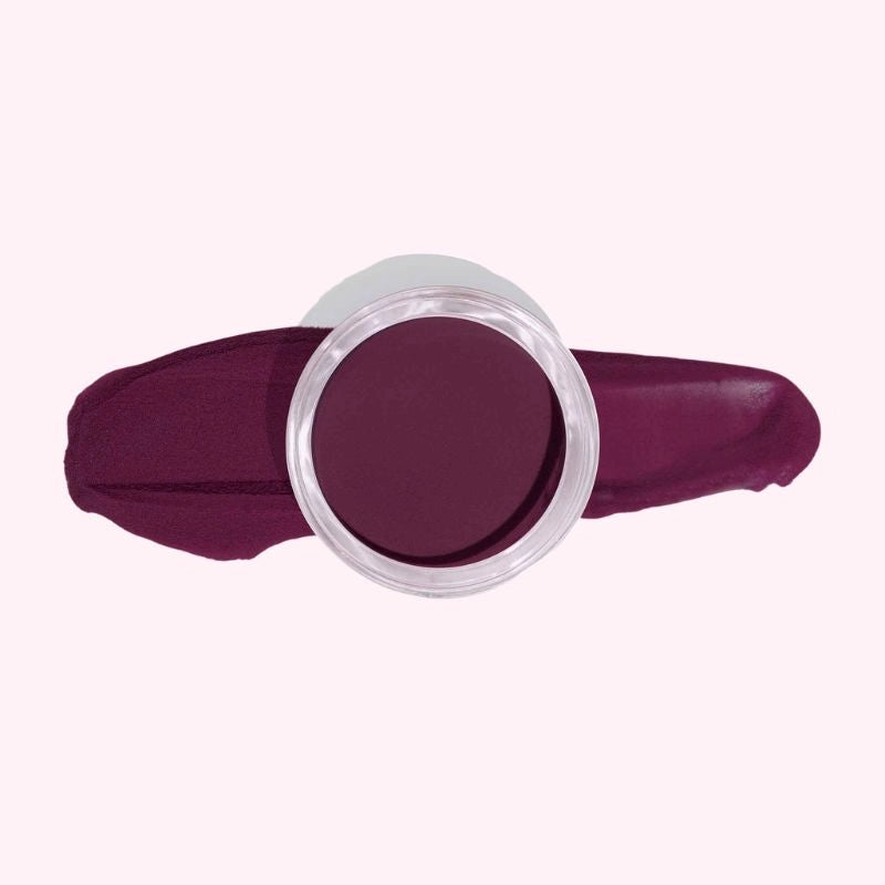 Deep Berry Purple Dip Powder for Nails in Jar - Rich Purple-Red Shade for Elegant Manicures