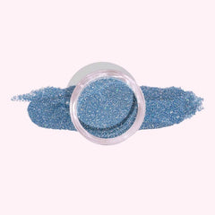 Denim Blue with Sparkle Dip Powder For Nails featuring a classic blue with shimmering sparkle for a stylish, vibrant finish.