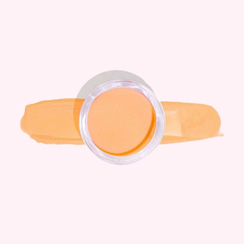 Neon Orange Dip Powder For Nails with bright, fluorescent orange color perfect for bold at-home manicures.