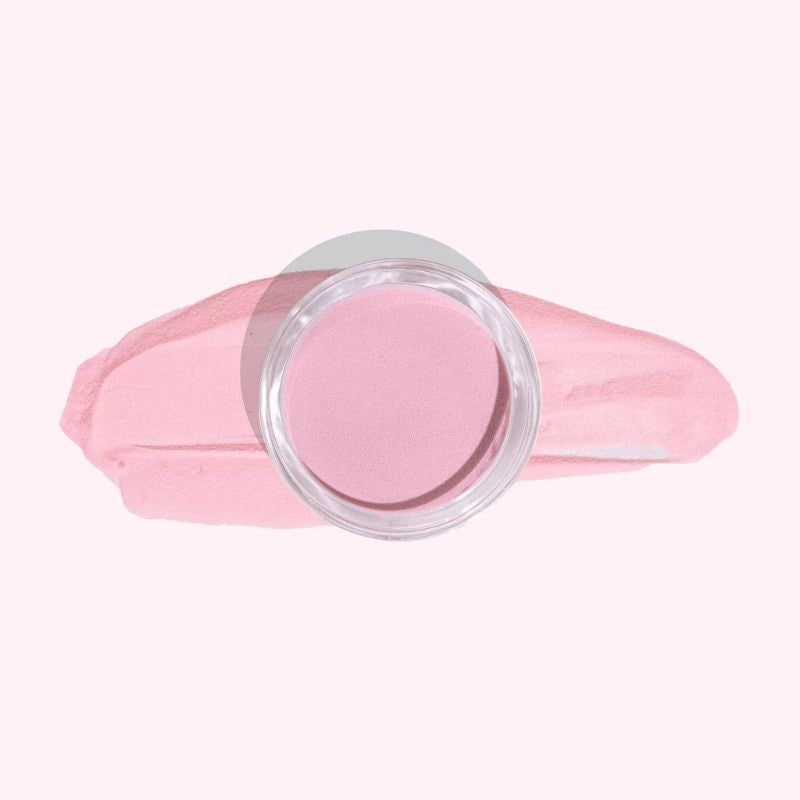 Peachy Pink Dip Powder For Nails with a soft blend of pink and peach for DIY manicures.