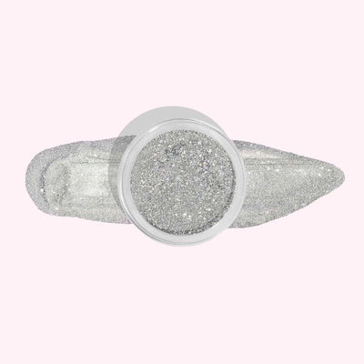 Silver Grey with Fine Sparkle Dip Powder For Nails