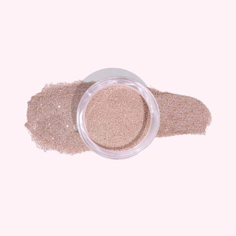 Silver Thistle with Gold Sparkle Dip Powder For Nails featuring a soft silver-thistle base with gold shimmer for a glamorous look.