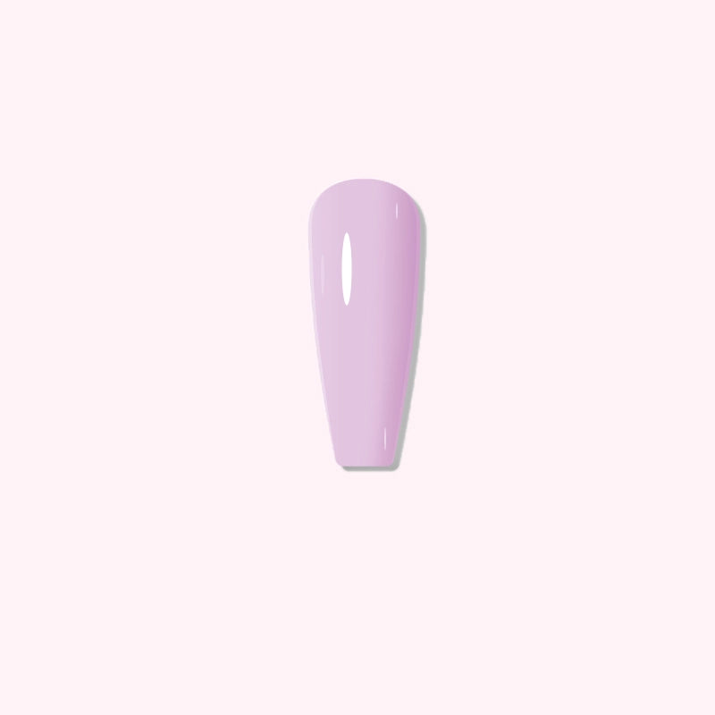 Soft and dreamy lavender manicure with Sugar Lilac dip powder