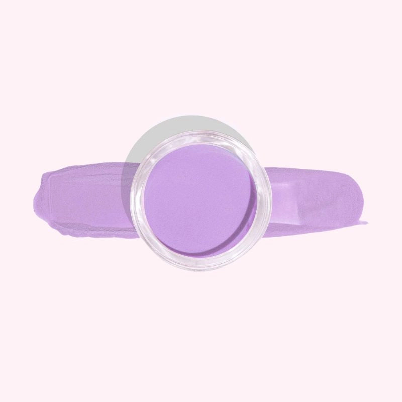 Taro Purple Dip Powder For Nails featuring a soft blend of purple with pink tones.