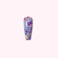 Sparkling dip nails inspired by twilight sky with Twilight Stardust powder